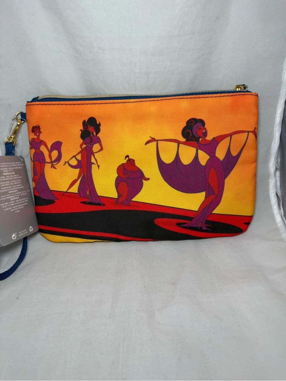 Disney Store Hecules The Muses Pouch Wristlet Clutch Oh My Disney NEW